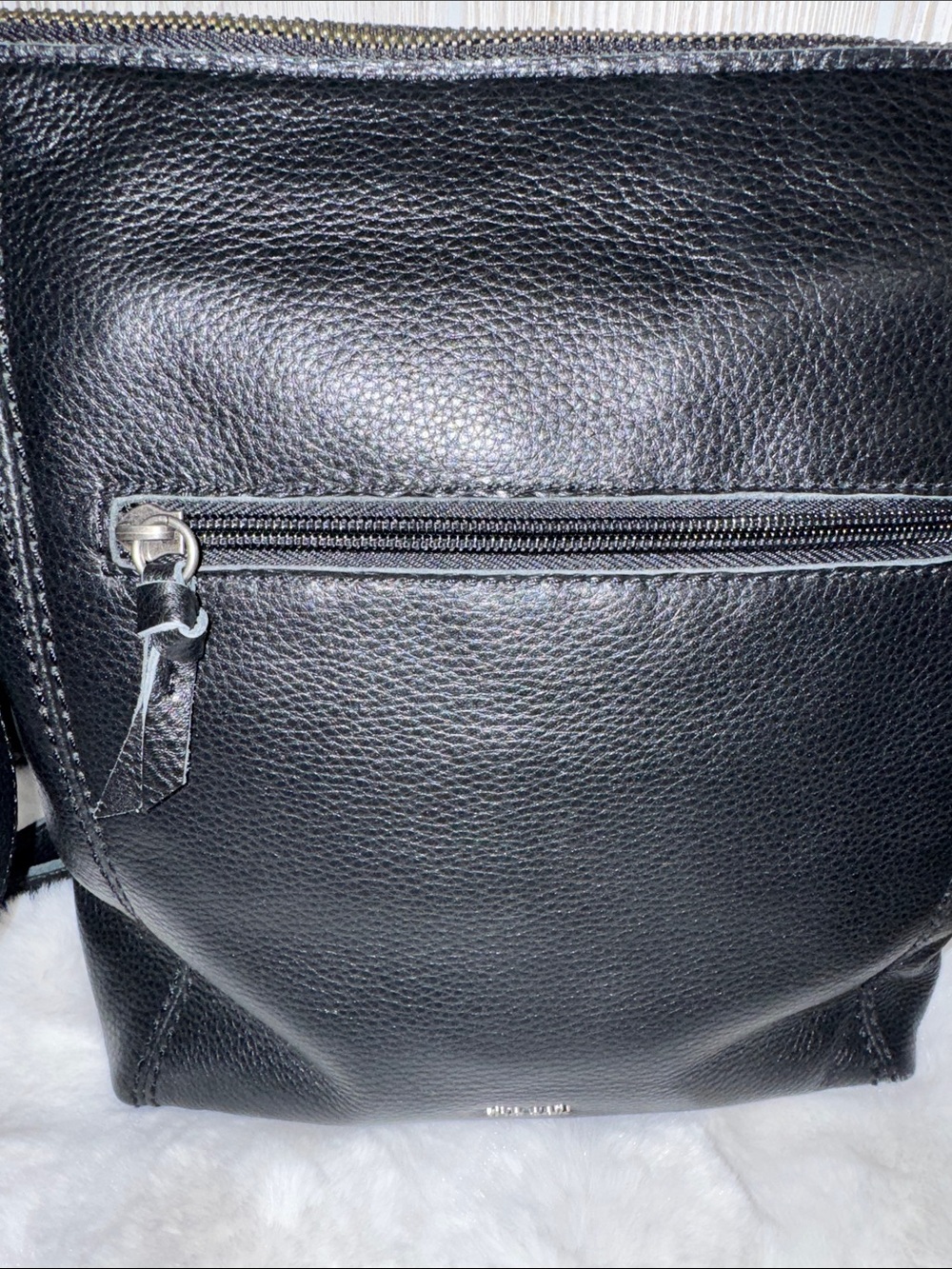 The Sak Black Pebbled Leather Crossbody Bag - Picture 3 of 11